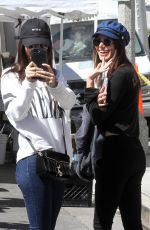 VICTORIA JUSTICE and MADDY GRACE at Farmers Market in Studio City 03/04/2018
