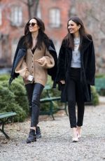 VICTORIA JUSTICE and MADISON REED Out in New York 03/15/2018