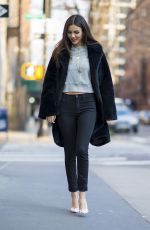 VICTORIA JUSTICE and MADISON REED Out in New York 03/15/2018