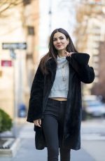 VICTORIA JUSTICE and MADISON REED Out in New York 03/15/2018