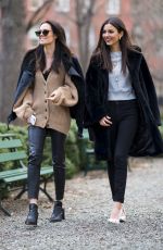 VICTORIA JUSTICE and MADISON REED Out in New York 03/15/2018