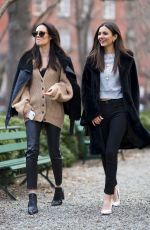 VICTORIA JUSTICE and MADISON REED Out in New York 03/15/2018