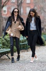 VICTORIA JUSTICE and MADISON REED Out in New York 03/15/2018