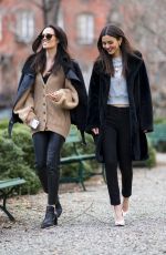 VICTORIA JUSTICE and MADISON REED Out in New York 03/15/2018