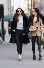 VICTORIA JUSTICE and MADISON REED Out in New York 03/15/2018