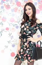 VICTORIA JUSTICE at Kate Spade New York Bloom Bloom Event in New York 03/20/2018