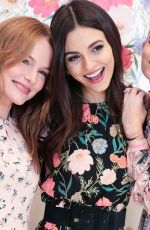 VICTORIA JUSTICE at Kate Spade New York Bloom Bloom Event in New York 03/20/2018