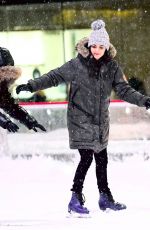 VICTORIA JUSTICE Ice Skating at Rockefeller Center in New York 03/21/2018