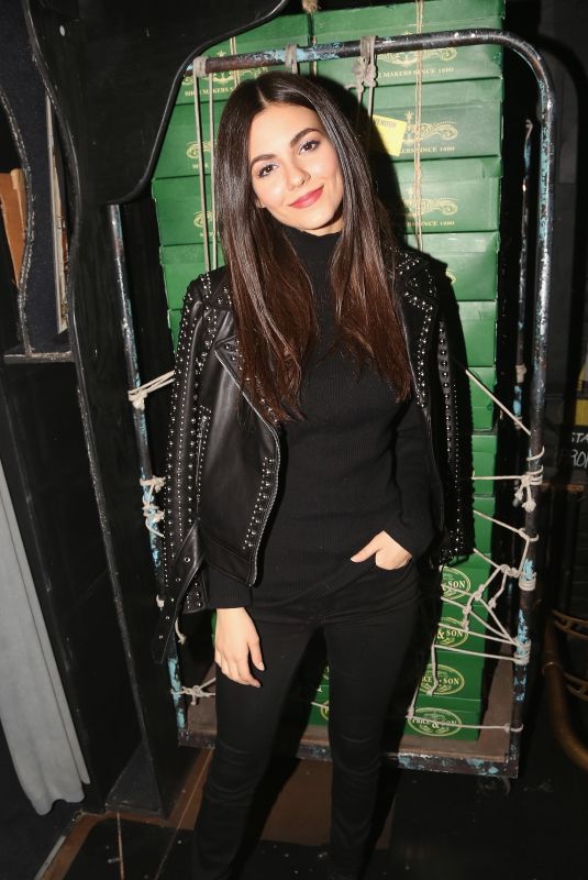 VICTORIA JUSTICE on the Backstage of Kinky Boots Musical in New York 03/19/2018
