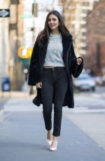 VICTORIA JUSTICE Out and About in New York 03/15/2018