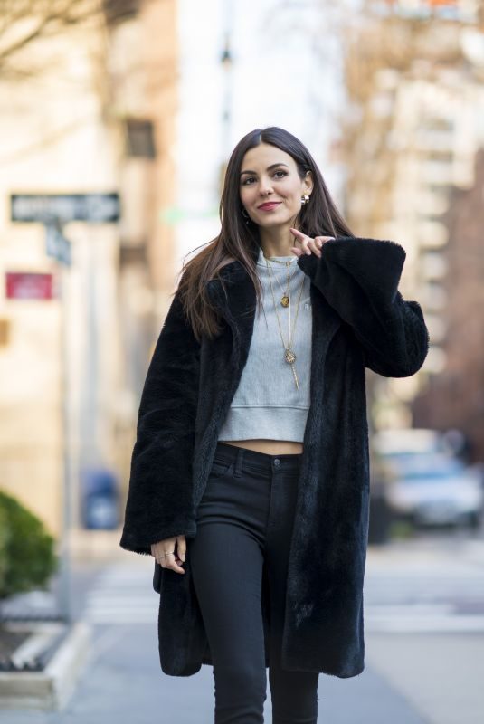 VICTORIA JUSTICE Out and About in New York 03/15/2018