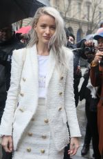 VICTORIA MCRATH at Balmain Fashion Show at Paris Fashion Week 03/02/2018