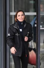 VICTORIA PENDLETON Arrives at Breakfast Studio in Manchester 03/05/2018