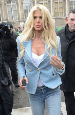 VICTORIA SILVSTEDET at Balmain Show at Paris Fashion Week 03/02/2018