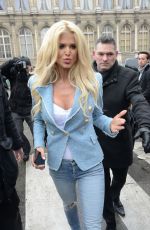 VICTORIA SILVSTEDET at Balmain Show at Paris Fashion Week 03/02/2018