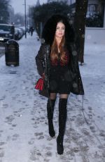 XENIA TVHOUMITCHEVA Out and About in London 02/28/2018