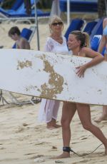 ZARA HOLLAND in Bikini at Surfing Class in Barbados 03/28/2018