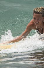 ZARA HOLLAND in Bikini at Surfing Class in Barbados 03/28/2018