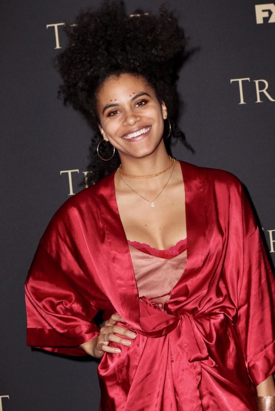 ZAZIE BEETZ at FX All-star Party in New York 03/15/2018