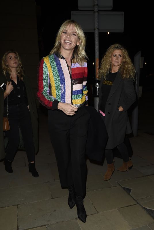ZOE BALL Arrives at Media City in Manchester 03/23/2018
