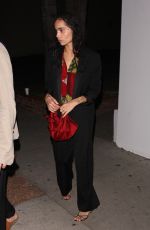 ZOE KRAVITZ at Delilah Restaurant in West Hollywood 03/31/208