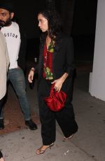 ZOE KRAVITZ at Delilah Restaurant in West Hollywood 03/31/208