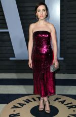 ZOE LISTER-JONES at 2018 Vanity Fair Oscar Party in Beverly Hills 03/04/2018