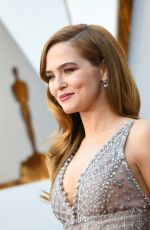ZOEY DEUTCH at 90th Annual Academy Awards in Hollywood 03/04/2018