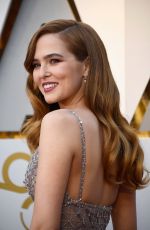 ZOEY DEUTCH at 90th Annual Academy Awards in Hollywood 03/04/2018