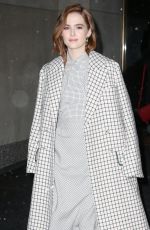ZOEY DEUTCH Leaves Today Show in New York 03/21/2018