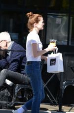 ZOEY DEUTCH Out for Lunch in Los Angeles 03/26/2018