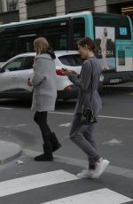 ABBY CHAMPION and CAMBRIE SCHRODER Out in Paris 03/31/2018