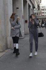 ABBY CHAMPION and CAMBRIE SCHRODER Out in Paris 03/31/2018