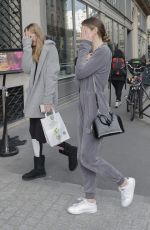 ABBY CHAMPION and CAMBRIE SCHRODER Out in Paris 03/31/2018