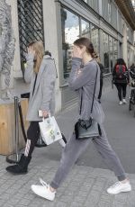 ABBY CHAMPION and CAMBRIE SCHRODER Out in Paris 03/31/2018