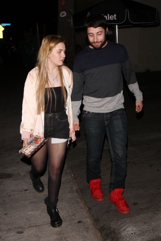 ABIGAIL BRESLIN Arrives at Delilah in West Hollywood 04/16/2018