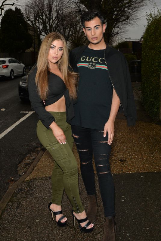 ABIGAIL CLARKE and Junaid Ahmed at Lokkum in Essex 03/31/2018