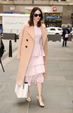 ABIGAIL SPENCER Arrives at Today Show in New York 04/03/2018