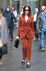 ABIGAIL SPENCER Leaves SiriusXM Studios in New York 04/04/2018