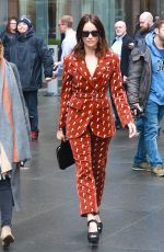 ABIGAIL SPENCER Leaves SiriusXM Studios in New York 04/04/2018