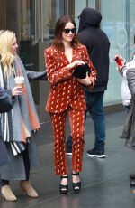 ABIGAIL SPENCER Leaves SiriusXM Studios in New York 04/04/2018