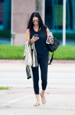 ADRIANA LIMA Arrives at a Gym in Miami Beach 04/12/2018