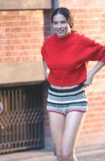 ADRIANA LIMA on the Set of a Photoshoot in New York 04/20/2018