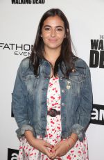 ALANNA MASTERSON at FYC The Walking Dead and Fear the Walking Dead in Los Angeles 04/15/2018