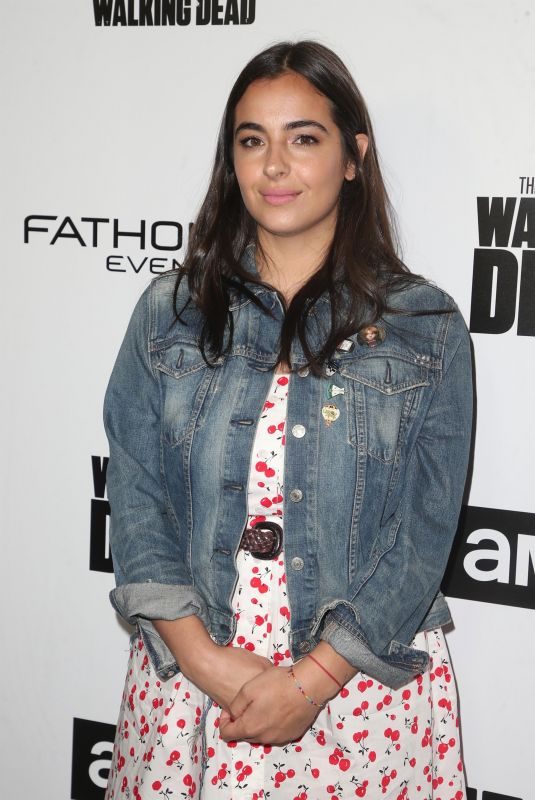 ALANNA MASTERSON at FYC The Walking Dead and Fear the Walking Dead in Los Angeles 04/15/2018