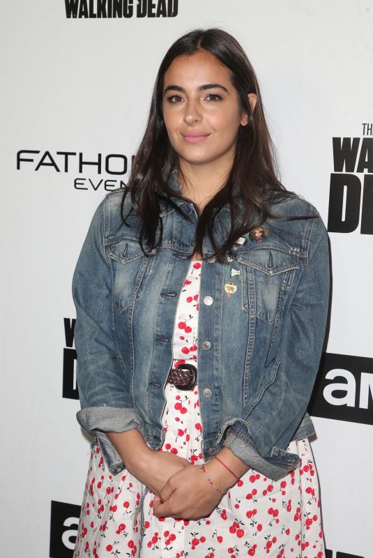 ALANNA MASTERSON at FYC The Walking Dead and Fear the Walking Dead in Los Angeles 04/15/2018