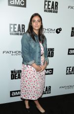 ALANNA MASTERSON at FYC The Walking Dead and Fear the Walking Dead in Los Angeles 04/15/2018