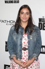 ALANNA MASTERSON at FYC The Walking Dead and Fear the Walking Dead in Los Angeles 04/15/2018