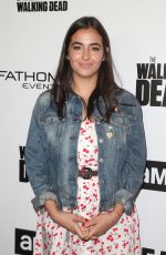 ALANNA MASTERSON at FYC The Walking Dead and Fear the Walking Dead in Los Angeles 04/15/2018