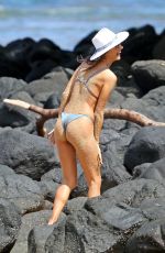 ALESSANDRA AMBROSIO in Bikini at a Beach in Hawaii 04/06/2018